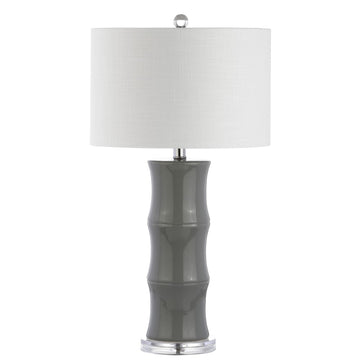 Tiki 26.5" Ceramic LED Table Lamp - JONATHAN Y
